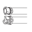 Welch Allyn Trimline Disposable 2-Tube Cuff - Mated Subminiature Connector