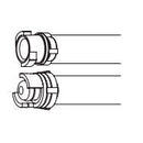Welch Allyn Trimline Disposable 2-Tube Cuff with Mated Subminiature Connector (20/Case) 