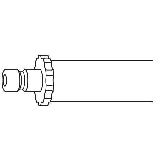 Welch Allyn Trimline Disposable 2-Tube Vinyl Cuff with Screw Connector (20/Case)  Thigh (45 - 56.5 cm)