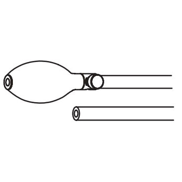 Welch Allyn Trimline Reusable Two-Tube Cuff with Inflation System and TP Connector (5/Box)  Thigh (45 - 56.5 cm)