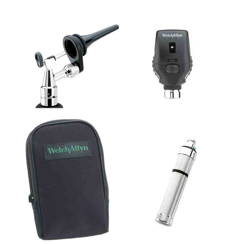 Welch Allyn Veterinary Diagnostic Set  Standard Ophth., Vet. Operating Oto., Soft Case