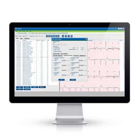 Welch Allyn Vision Express Holter Analysis System  Software-with-5-H3-Digital-Recorders