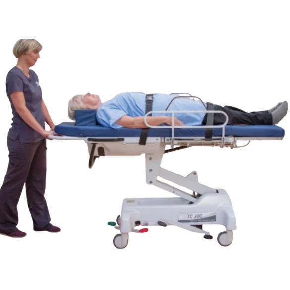 Wy'East Medical Safety Strap Kit In Use with Chair Lying Flat