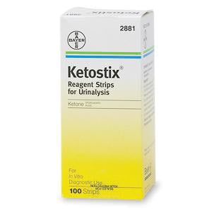 Ascensia Diabetes Care Ascensia Ketostix Reagent Strips For Urinalysis  Waived, 100/pk, 12 pk/cs
