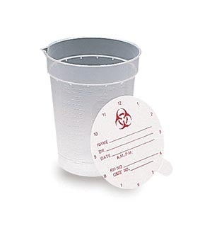 Medegen Non-Sterile Specimen Containers  Specimen Container, 6½ oz, Pour Spout without CID,