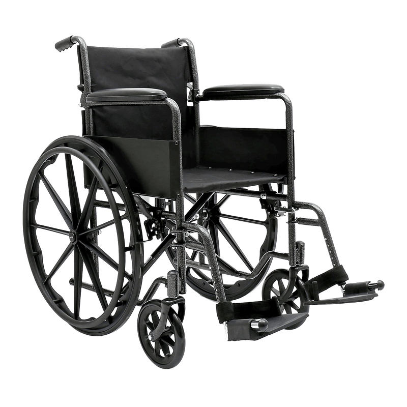 Dynarex DynaRide S1 Wheelchair-18x16inch Seat  Fixed Full Arm FR