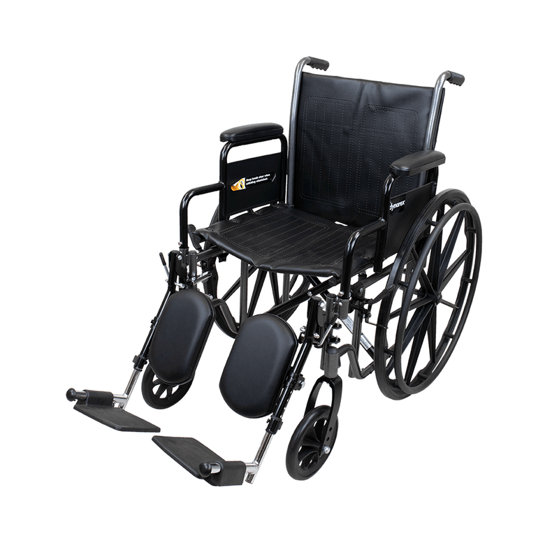 Dynarex DynaRide S2 Wheelchair-16x16inch Seat w/ Detach Desk Arm  ELR