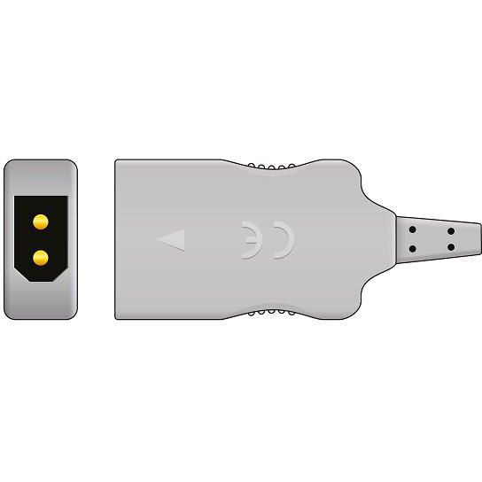 YSI Temperature Adapter - To GE Dual Pin Probe