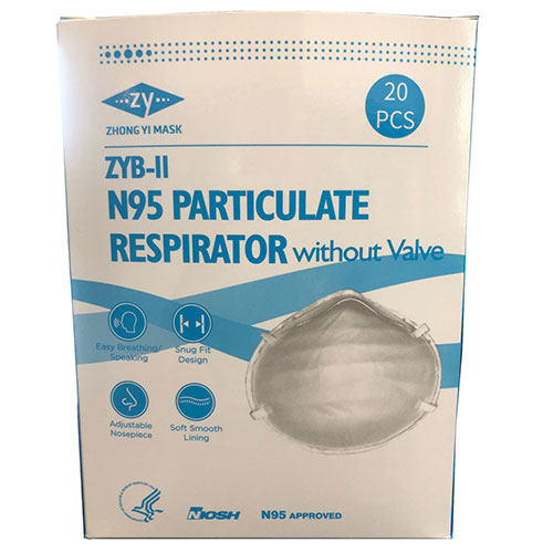 Zhong Yi N95 Particulate Respirator Mask - NB207N9501-CS