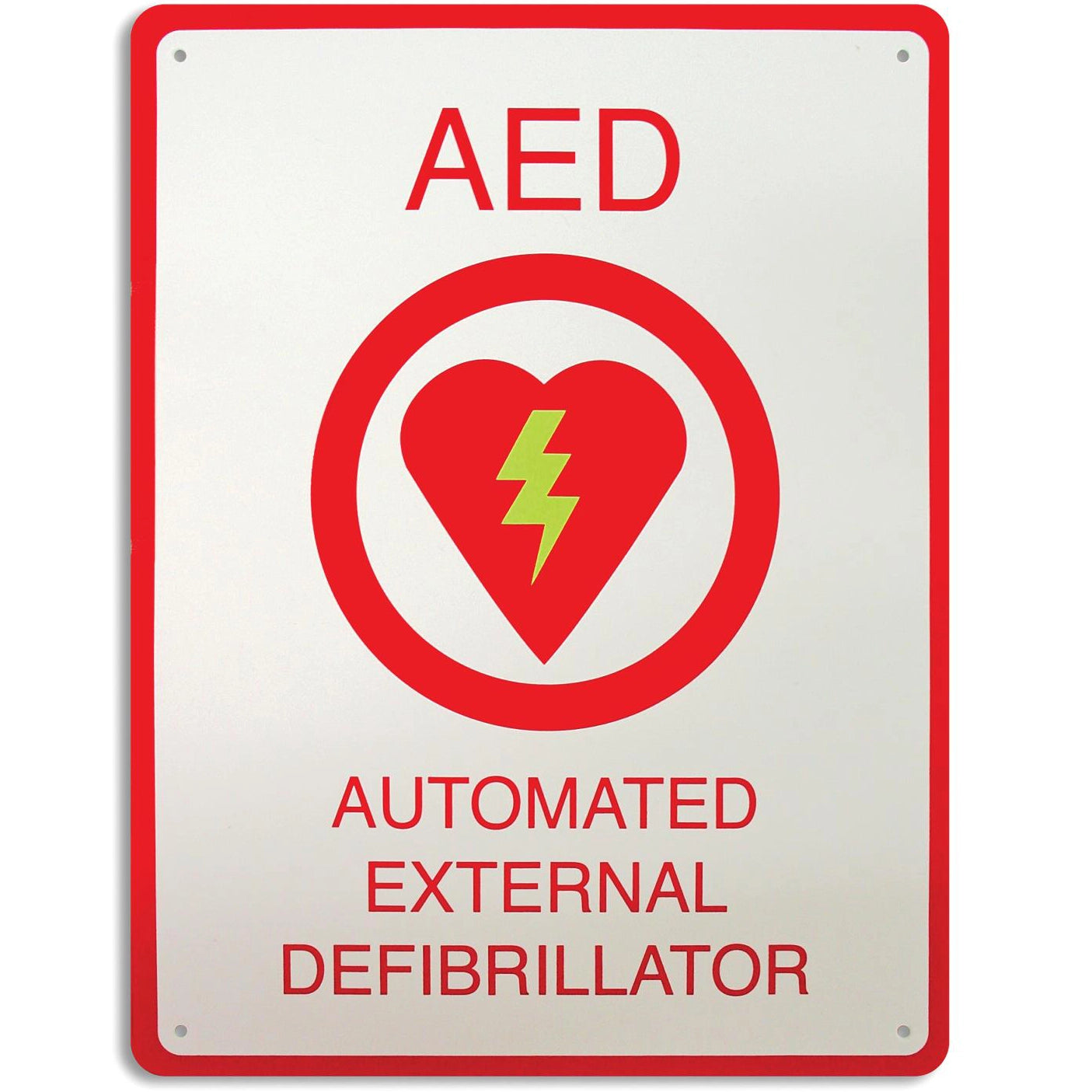 Zoll AED Wall Sign - Flush