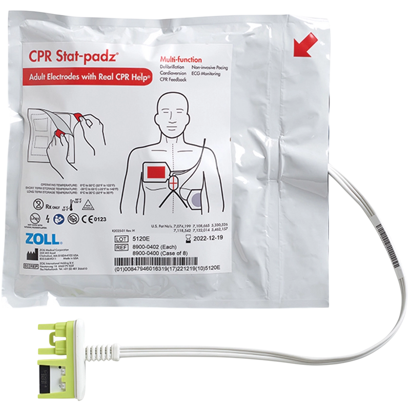 ZOLL CPR Stat-padz HVP Multi-Function Electrodes packaging