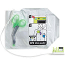 Zoll CPR Uni-padz III Universal Adult/Pediatric Electrodes with instructions