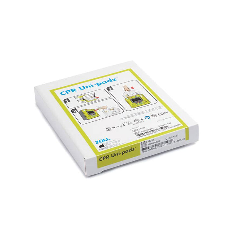 Zoll CPR Uni-Padz III Universal Adult/Pediatric Electrodes in Box