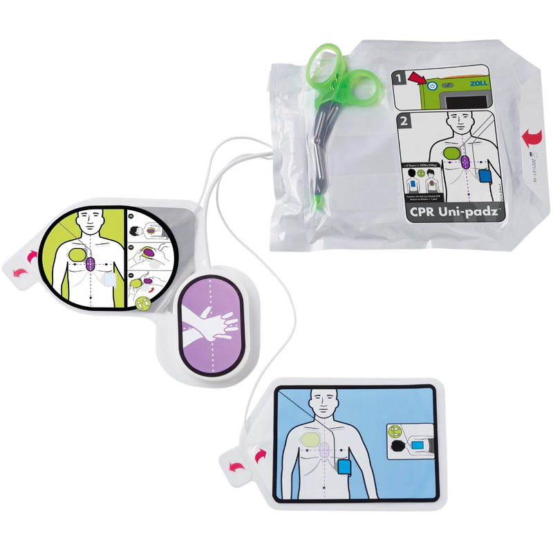 ZOLL CPR Uni-padz III Universal Adult/Pediatric Electrodes