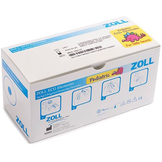 Zoll ECG Monitoring Electrodes  Pediatric (3 per Pouch / 300 per Case)