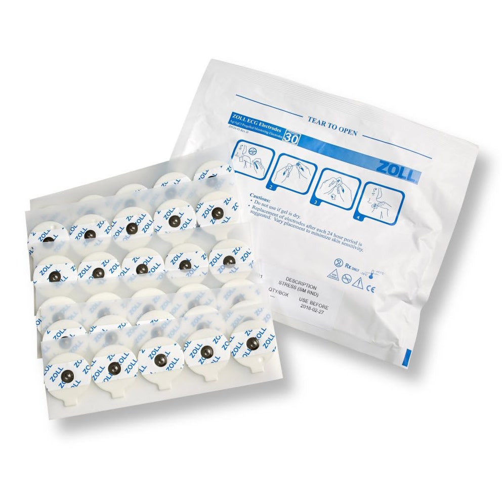 Zoll Liquid Gel ECG Monitoring Electrodes - Round (1.5" diameter)