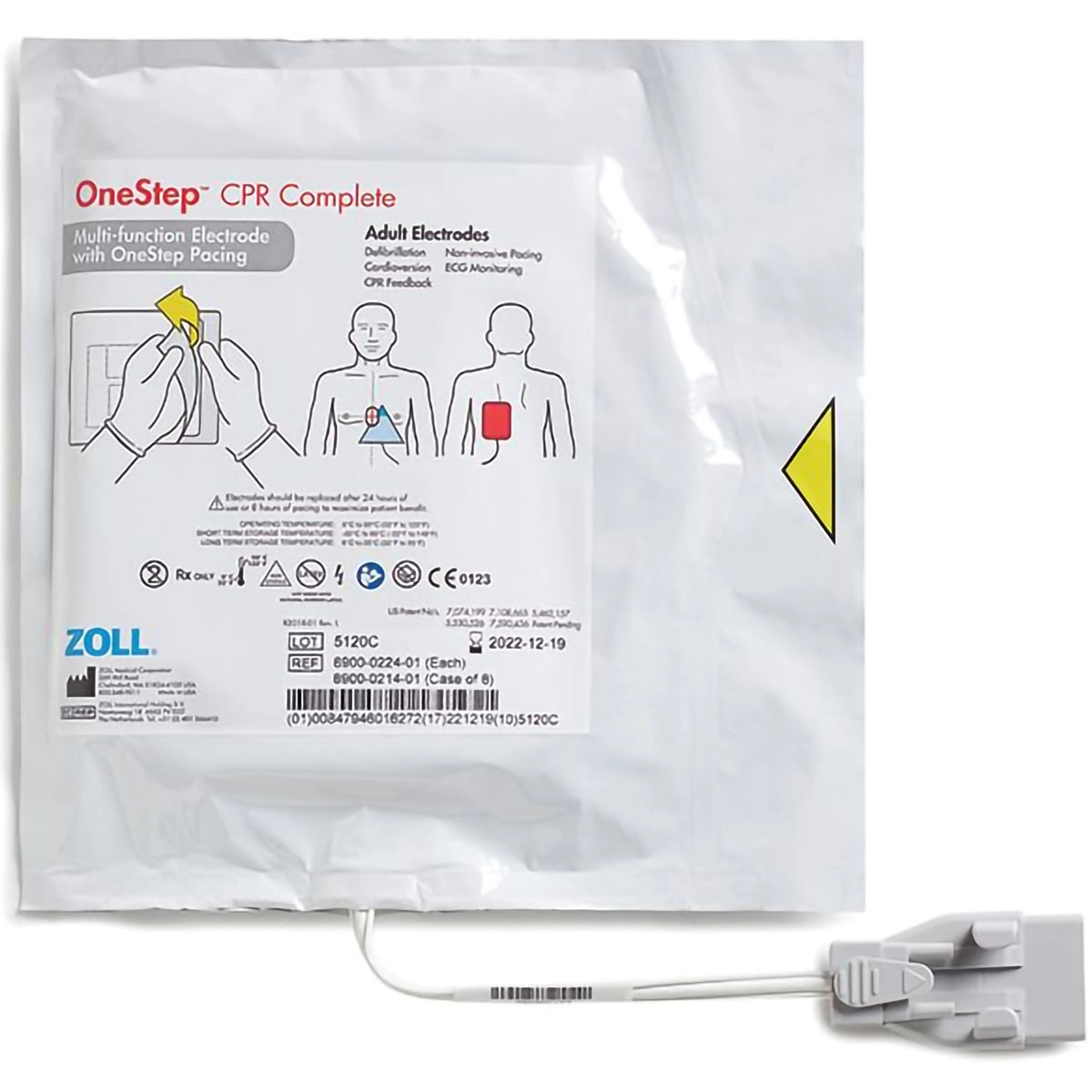 ZOLL OneStep CPR Complete Electrode packaging