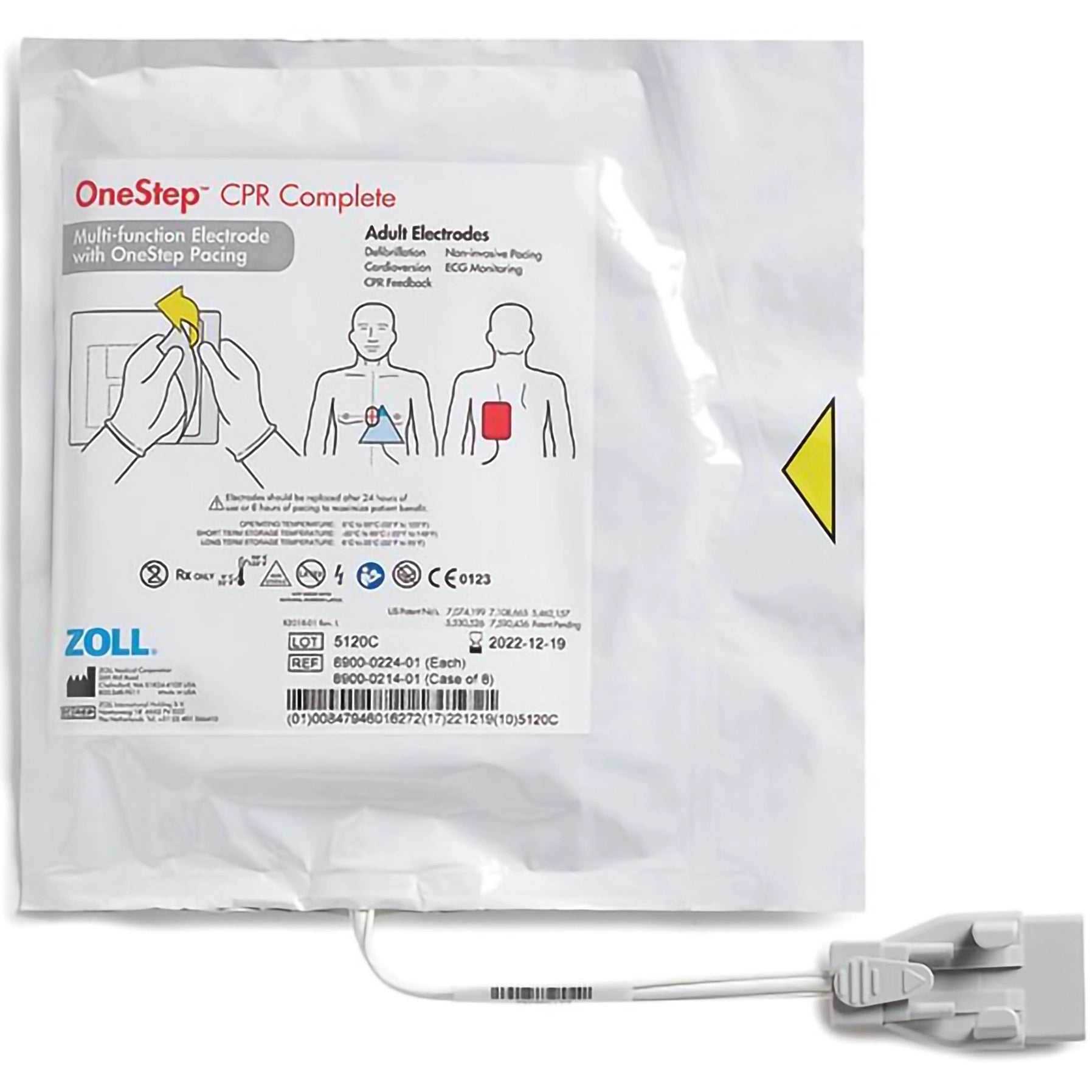 ZOLL OneStep CPR Complete Electrode packaging