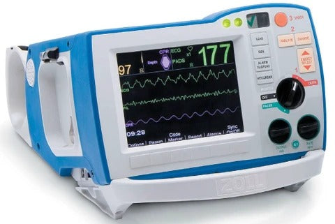 Zoll R Series ALS Defibrillator  Factory New - Nellcor, 3/5 LD, STD ECG, AC PWR, PA