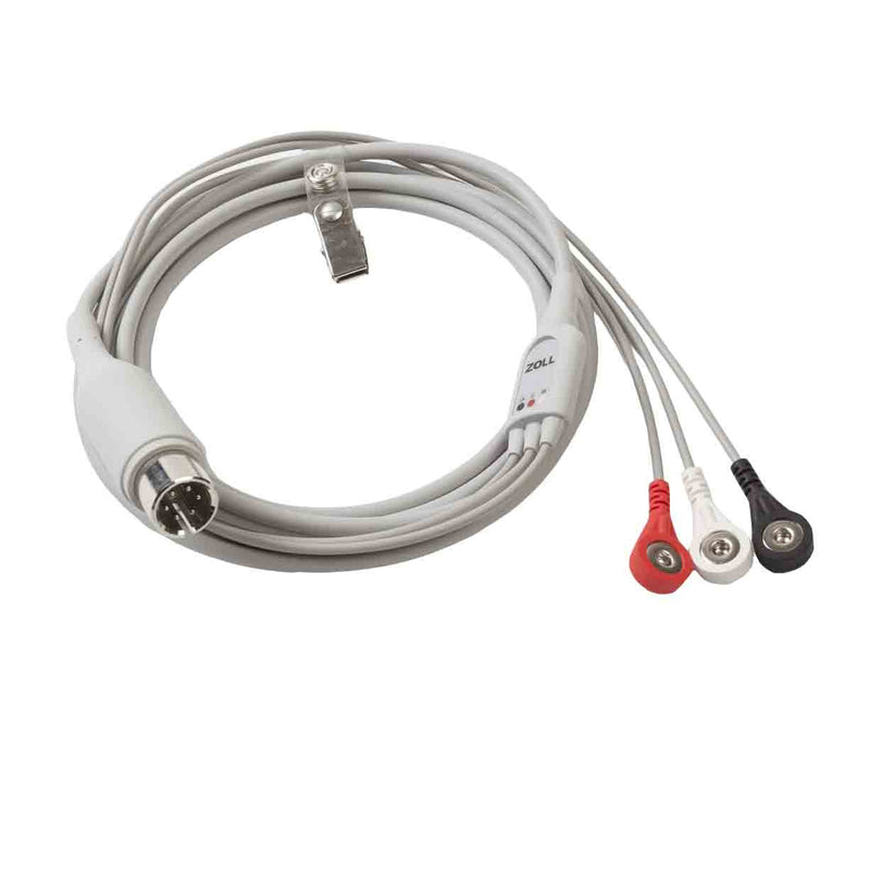 Zoll Replacement 3-Lead ECG Patient Cable  6' (1.8 m)
