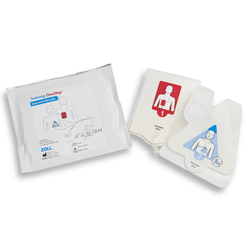 Zoll Training OneStep Replacement Electrodes (8/Case)  Anterior/Anterior