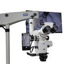 Zumax Easy360 Plus Mobile Phone Adapter - Mounted on Microscope with monitor