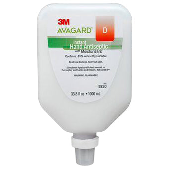 3M Avagard D Instant Hand Antiseptic - 1000 mL Wall Mount Bottle