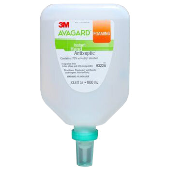 3M Avagard Foaming Instant Hand Antiseptic - 1000 mL