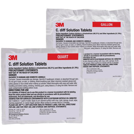 3M C. diff Solution Tablet packaging
