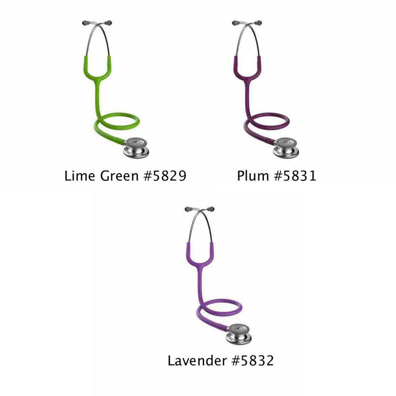 3M Littmann Classic III Stethoscope Colors - Lime Green, Plum, Lavender