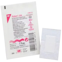 3M Medipore +Pad Soft Cloth Adhesive Wound Dressing - 2" x 2.75" (#3562)