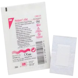 3M Medipore +Pad Soft Cloth Adhesive Wound Dressing - 2" x 2.75" (