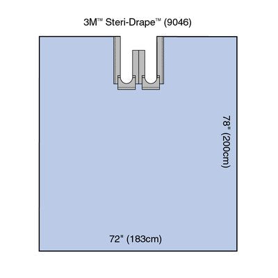3M Steri-Drape Bilateral Split Sheet