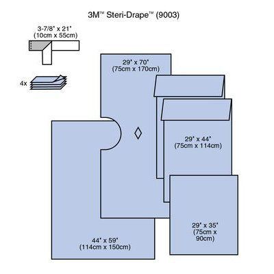 3M Steri-Drape Cytoscopy Surgical Drape Pack