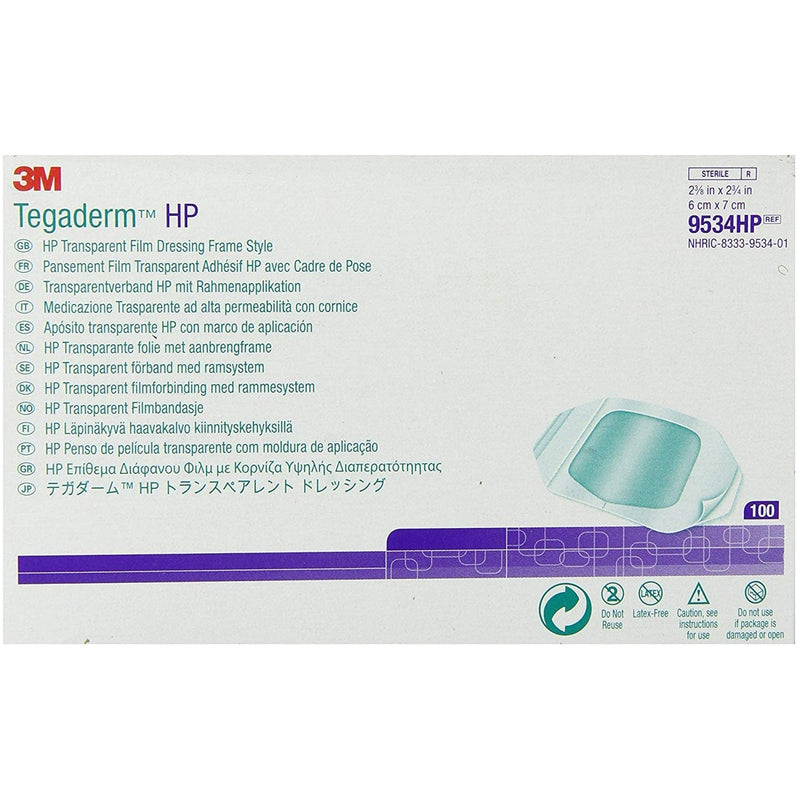 3M Tegaderm HP Transparent Film I.V. Dressing - 9534HP