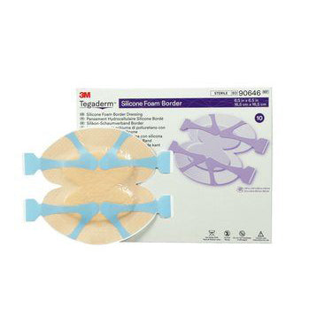 3M Tegaderm Silicone Contour Foam Dressing