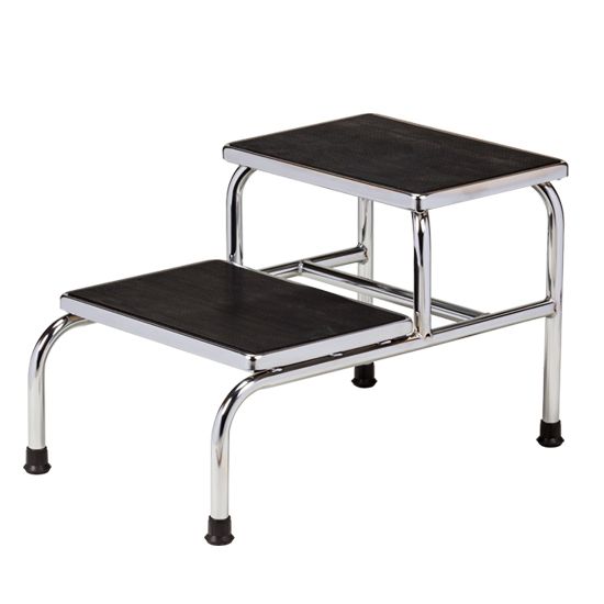 Clinton Chrome Two-Step Step Stool