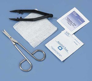 KIT SUTURE REMOVAL LITT SCISSPLAS FORCEP PREP PD ST 50/CS