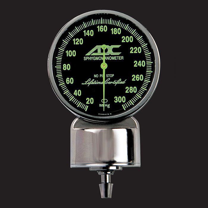 ADC 800 Aneroid Gauge for Diagnostix 700/778 Pocket Sphygmomanometers - Luminescent