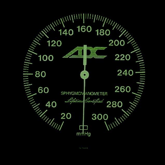 ADC 800 Aneroid Gauge for Diagnostix 700/778 Pocket Sphygmomanometers - Luminescent Dial