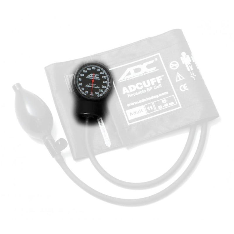 ADC 802ST Tactical Gauge for Diagnostix 720 Pocket Aneroid Sphygmomanometer - With Cuff and Bulb