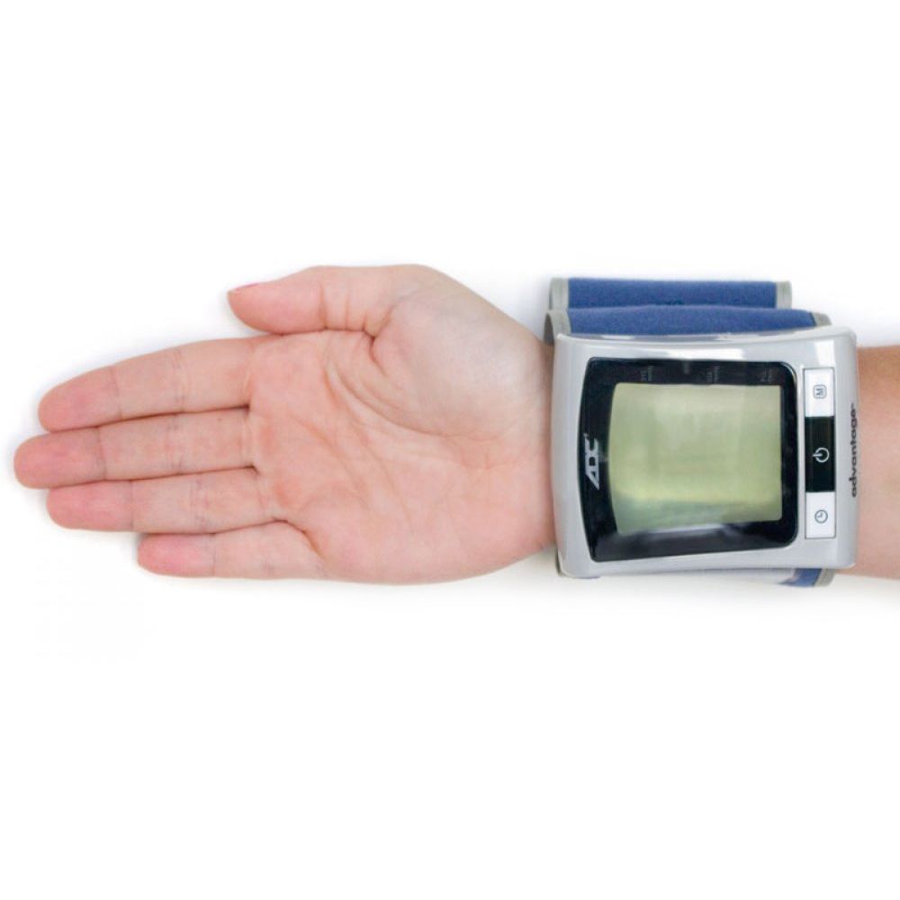 ADC Advantage 6015N Digital Wrist Blood Pressure Monitor on Wrist