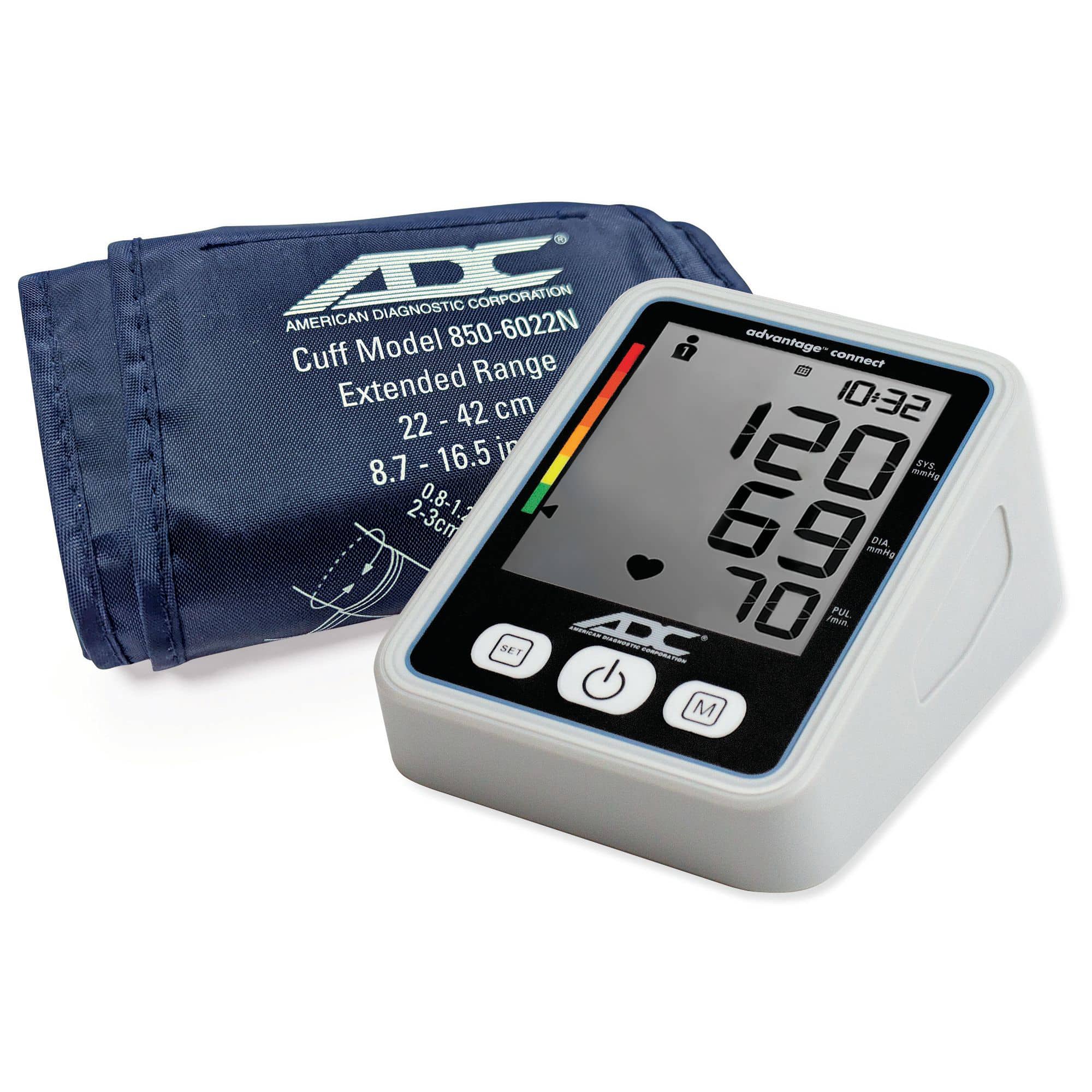 ADC Advantage Connect 6024N Upper-Arm Digital Home Blood Pressure Monitor
