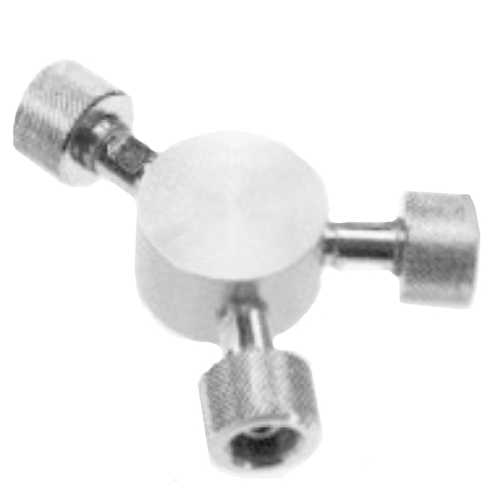 Allied Healthcare Adapter DISS Female to Double DISS Male Y-Style Connector Fitting