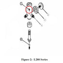 Allied Healthcare Oxygen Regulator Barbed Fitting - L280 Regulator