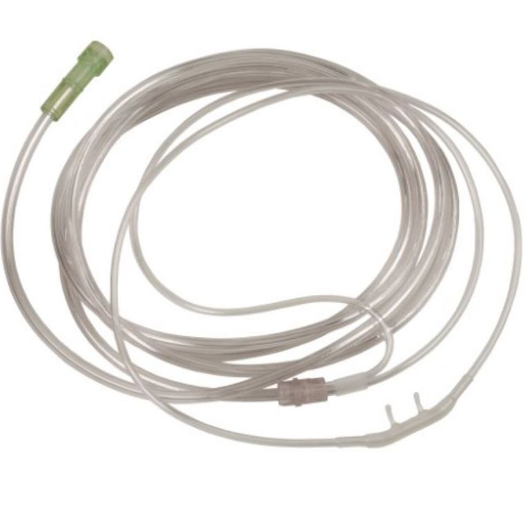 Allied Healthcare Curved Pediatric Cannula with 7' Tubing