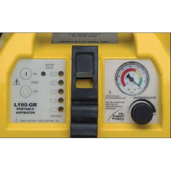 Allied Healthcare LSP Advantage Emergency Portable Suction Unit - L190-GR close up
