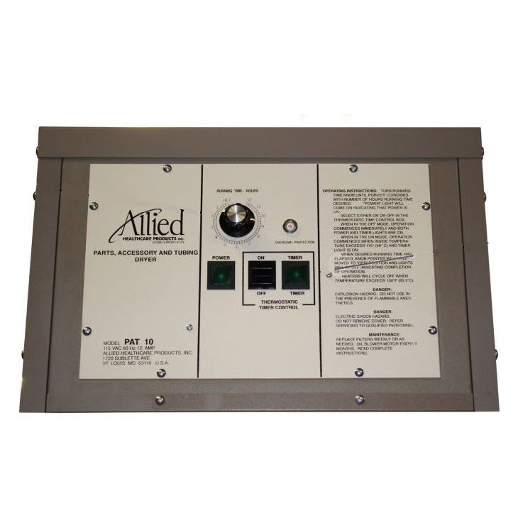 Allied Healthcare PAT 10 Medical Drying Cabinet - Panel Close-Up