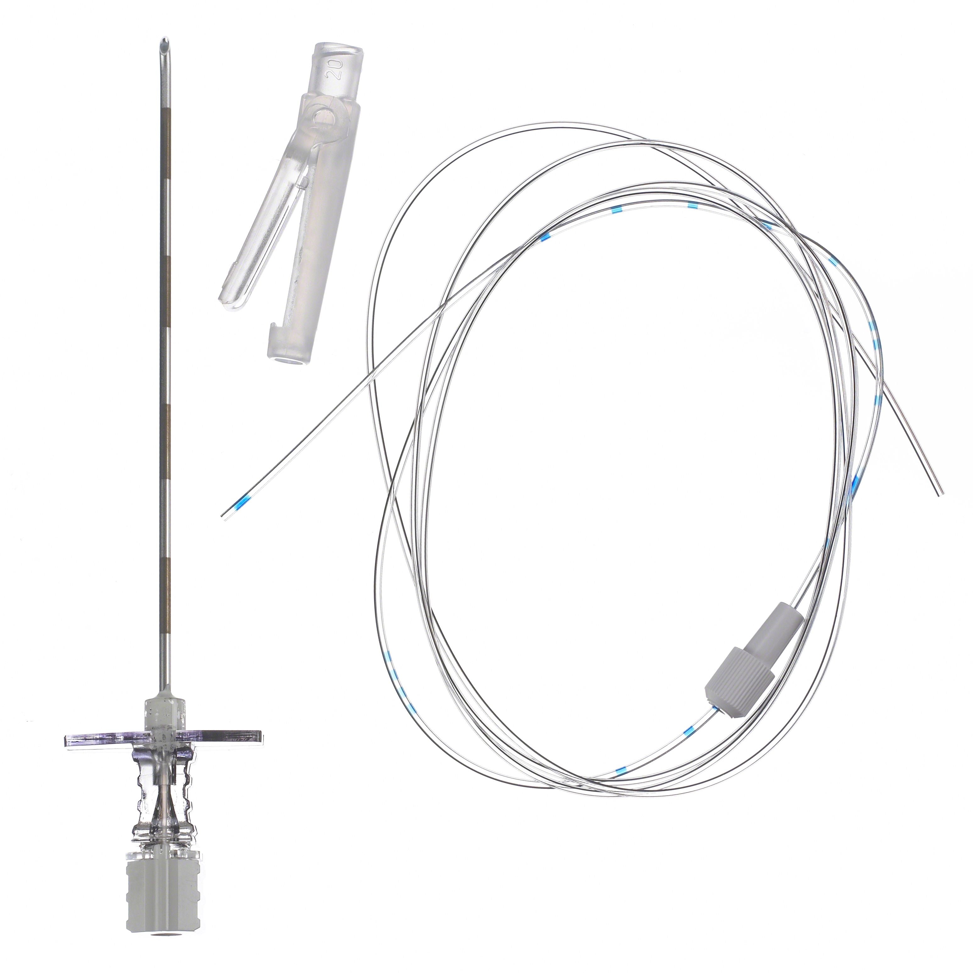 B. Braun Continuous Epidural Set - 17 Ga x 90 mm Tuohy Needle Set with 19 Ga Open Tip Nylon Catheter