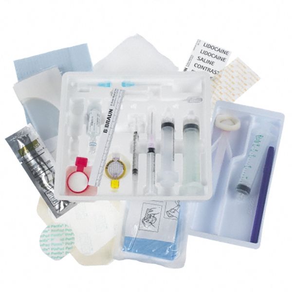 B. Braun Contiplex NB400 Nerve Block Support Tray Kit with Ultrasound Transducer Cover and Gel